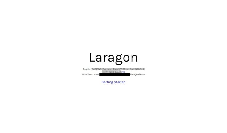 Laragon の動作確認