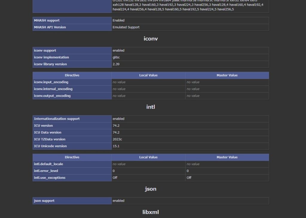 phpinfo で imagick がないことを確認